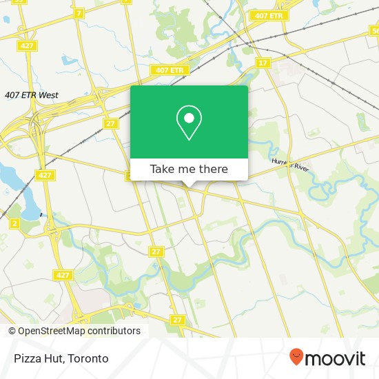 Pizza Hut, 1630 Albion Rd Toronto, ON M9V plan