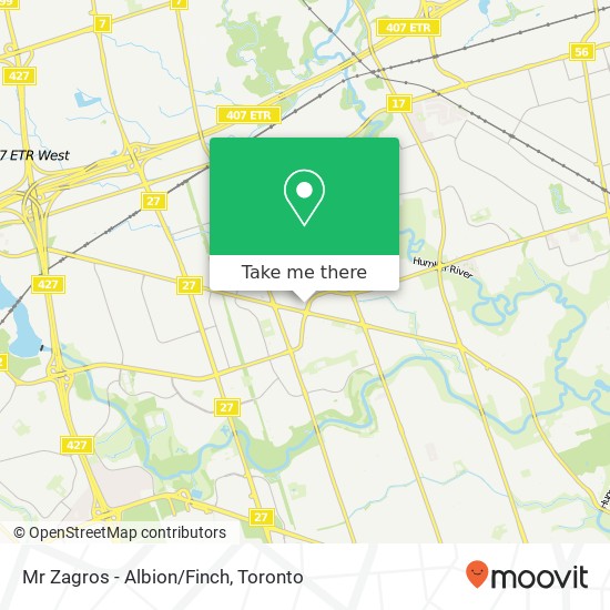 Mr Zagros - Albion / Finch, 6230 Finch Ave W Toronto, ON M9V 0A1 plan