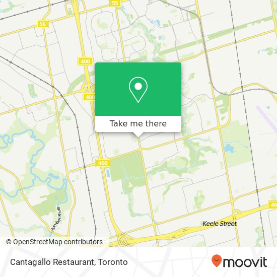 Cantagallo Restaurant, 2708 Jane St Toronto, ON M3L plan