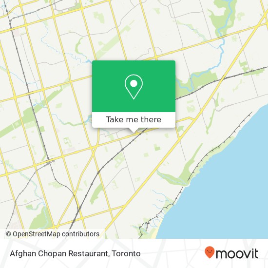 Afghan Chopan Restaurant, 2978 Eglinton Ave E Toronto, ON M1J 2E7 plan