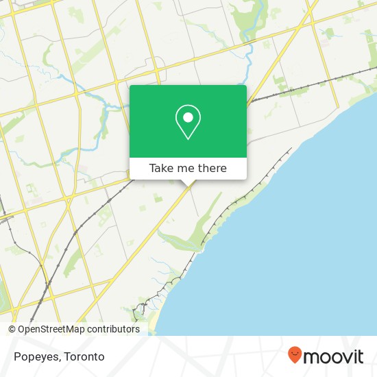 Popeyes, 3493 Kingston Rd Toronto, ON M1M plan