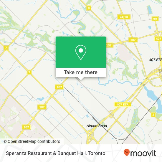 Speranza Restaurant & Banquet Hall, 510 Deerhurst Dr Brampton, ON L6T map