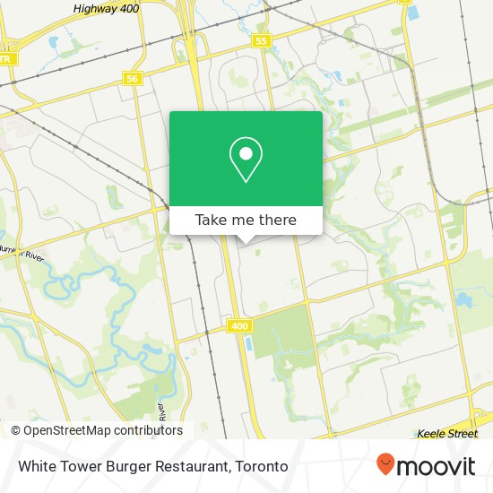 White Tower Burger Restaurant, 425 Eddystone Ave Toronto, ON M3N plan