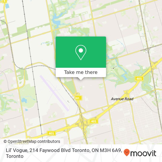 Lil' Vogue, 214 Faywood Blvd Toronto, ON M3H 6A9 map