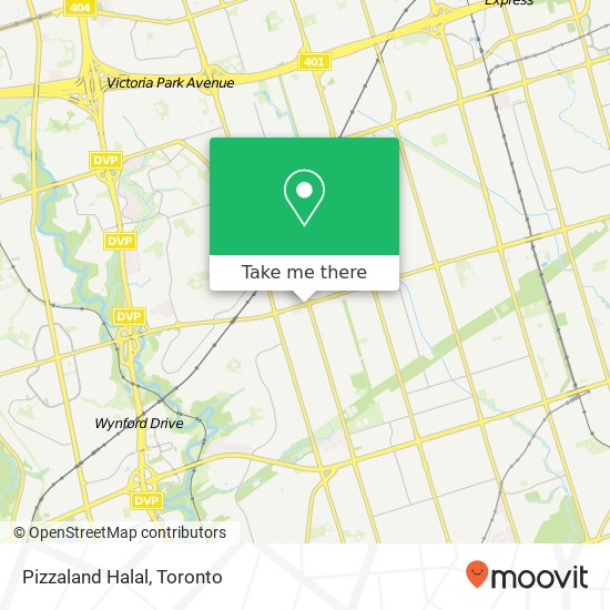 Pizzaland Halal, 1801 Lawrence Ave E Toronto, ON M1R map
