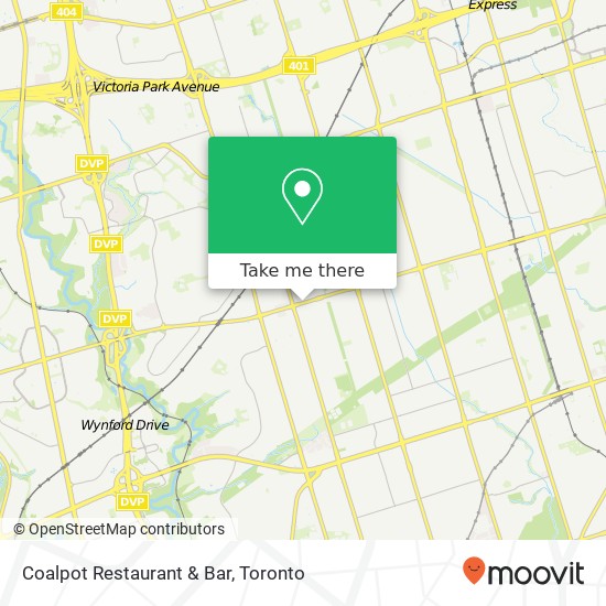 Coalpot Restaurant & Bar, 1837 Lawrence Ave E Toronto, ON M1R map