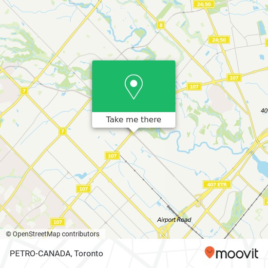 PETRO-CANADA, 8980 Goreway Dr Brampton, ON L6T plan