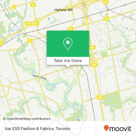 Aar ESS Fashion & Fabrics, 2400 Finch Ave W Toronto, ON M9M plan