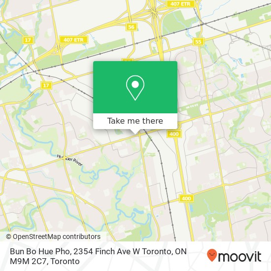 Bun Bo Hue Pho, 2354 Finch Ave W Toronto, ON M9M 2C7 map