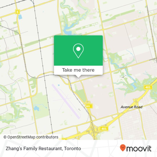Zhang's Family Restaurant, 564 Wilson Heights Blvd Toronto, ON M3H 2V8 map