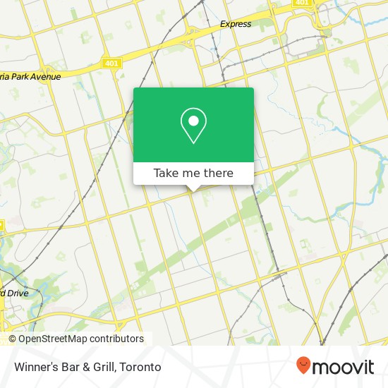 Winner's Bar & Grill, 2181 Lawrence Ave E Toronto, ON M1P 2P5 map
