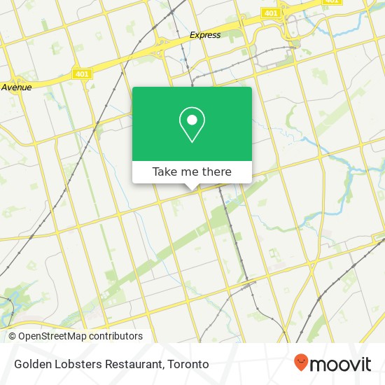 Golden Lobsters Restaurant, 2300 Lawrence Ave E Toronto, ON M1P 2P9 plan