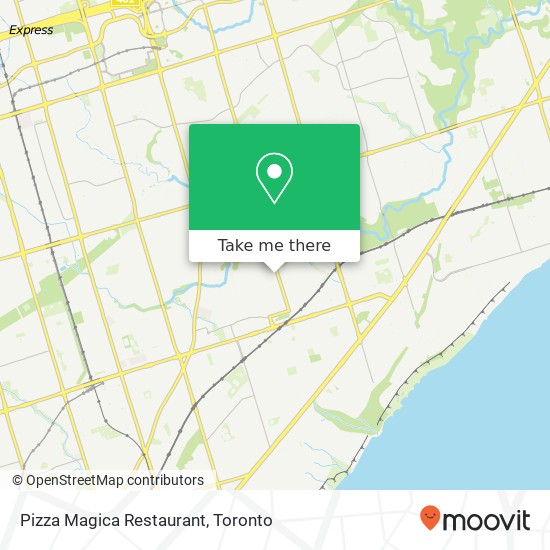 Pizza Magica Restaurant, 200 Bellamy Rd N Toronto, ON M1J 2L6 plan