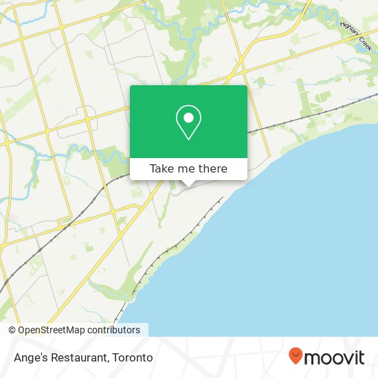 Ange's Restaurant, 113 Guildwood Pkwy Toronto, ON M1E plan