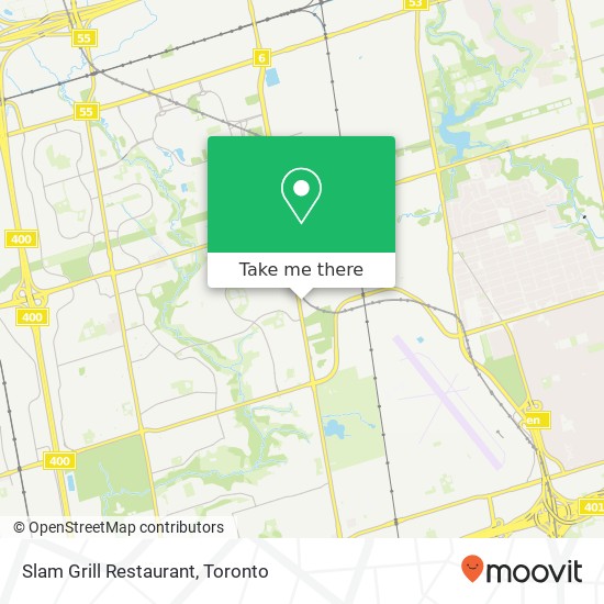 Slam Grill Restaurant, 3685 Keele St Toronto, ON M3J 3H6 plan