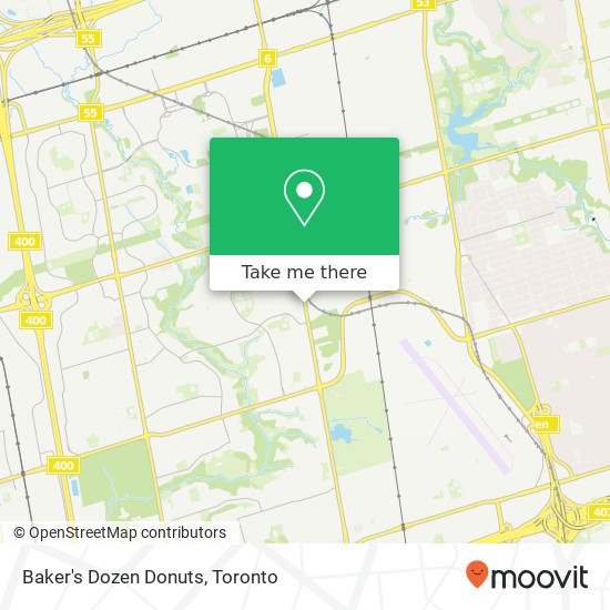 Baker's Dozen Donuts, 3685 Keele St Toronto, ON M3J plan