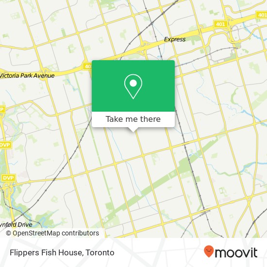 Flippers Fish House, 1440 Birchmount Rd Toronto, ON M1P 2E3 map