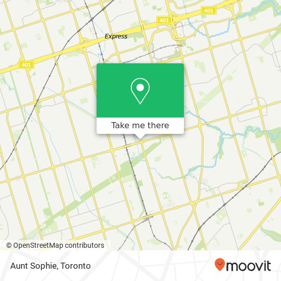 Aunt Sophie, Lawrence Ave E Toronto, ON M1P 2R7 plan
