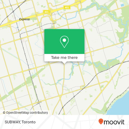 SUBWAY, 619 McCowan Rd Toronto, ON M1J 1K2 map