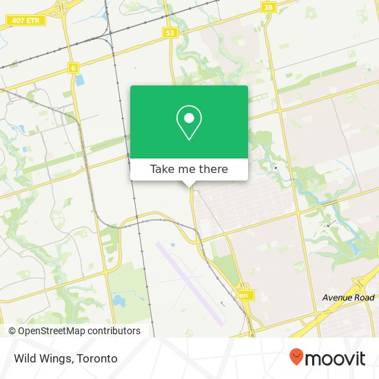 Wild Wings, 1123 Lodestar Rd Toronto, ON map