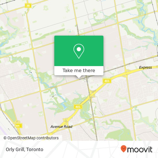 Orly Grill, Sheppard Ave W Toronto, ON M2N 1M2 map