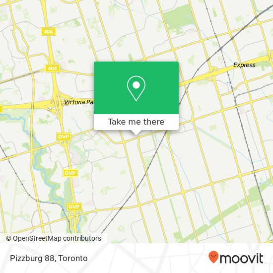 Pizzburg 88, 80 Ellesmere Rd Toronto, ON M1R 4C2 map