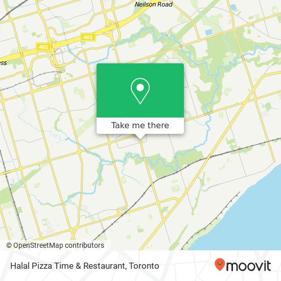 Halal Pizza Time & Restaurant, 561 Markham Rd Toronto, ON M1H map