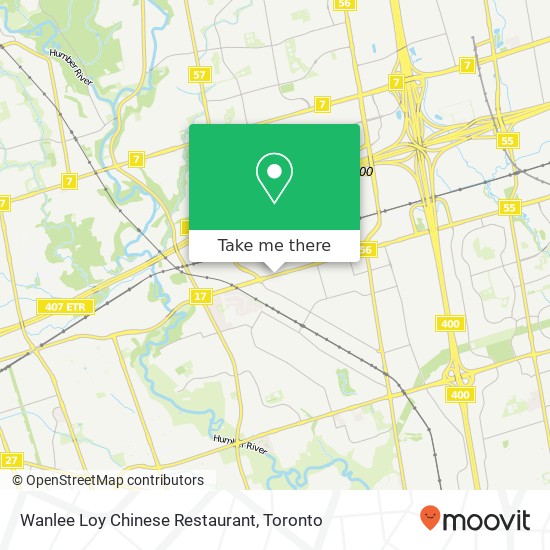 Wanlee Loy Chinese Restaurant, 5651 Steeles Ave W Toronto, ON M9L plan
