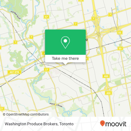 Washington Produce Brokers, 5601 Steeles Ave W Toronto, ON M9L 1S7 plan