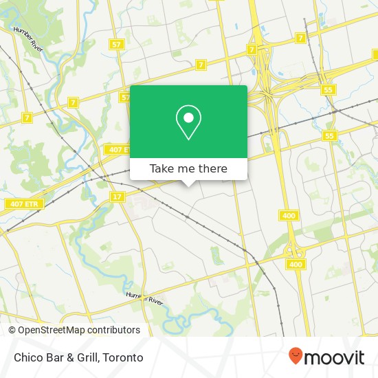 Chico Bar & Grill, 90 Turbine Dr Toronto, ON M9L map