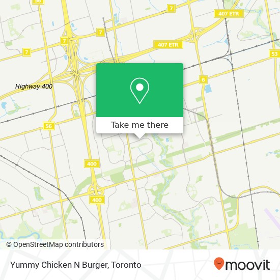 Yummy Chicken N Burger, 385 Driftwood Ave Toronto, ON M3N plan
