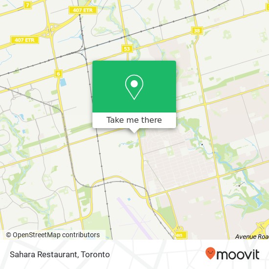 Sahara Restaurant, 4544 Dufferin St Toronto, ON M3H 5R9 map
