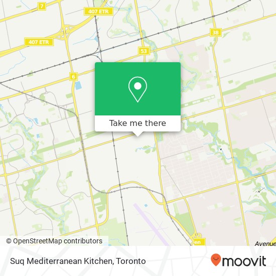 Suq Mediterranean Kitchen, 2 Champagne Dr Toronto, ON M3J 0K2 map