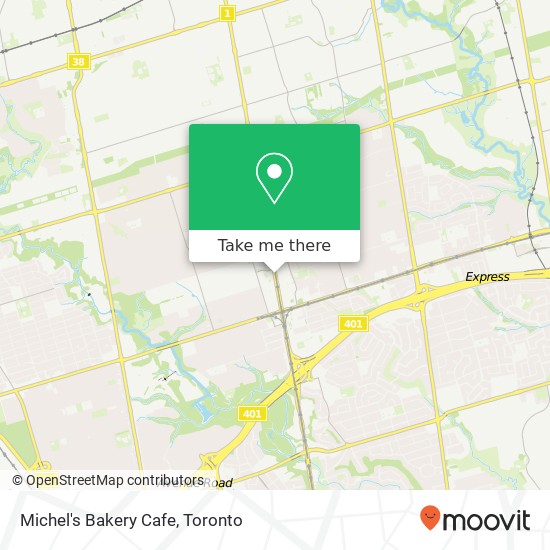 Michel's Bakery Cafe, 5000 Yonge St Toronto, ON M2N plan