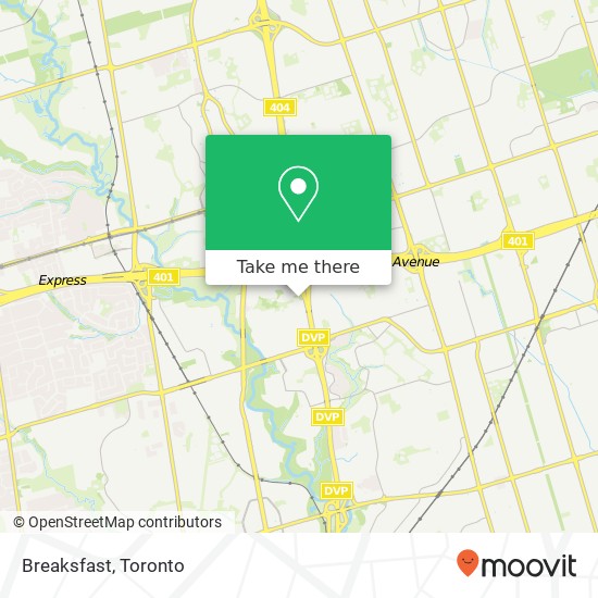 Breaksfast, 151 Fenelon Dr Toronto, ON M3A map