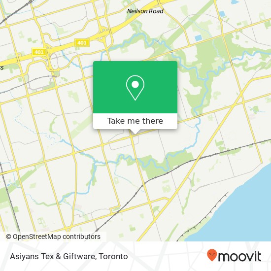 Asiyans Tex & Giftware, 3601 Lawrence Ave E Toronto, ON M1G map