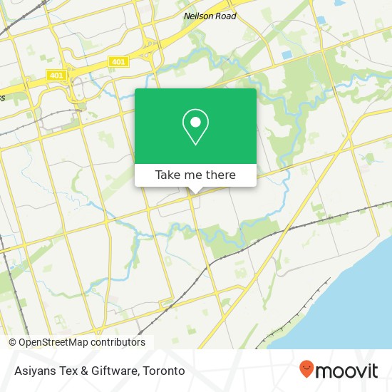 Asiyans Tex & Giftware, 3601 Lawrence Ave E Toronto, ON M1G plan