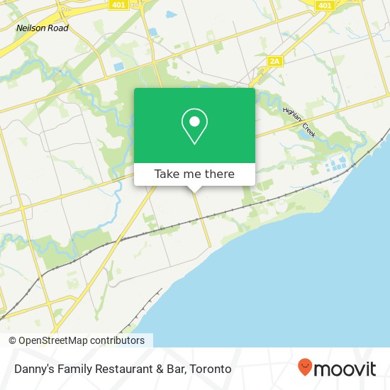Danny's Family Restaurant & Bar, 151 Morningside Ave Toronto, ON M1E 3C8 map