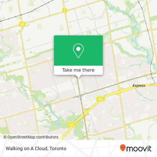 Walking on A Cloud, Yonge St Toronto, ON M2N map