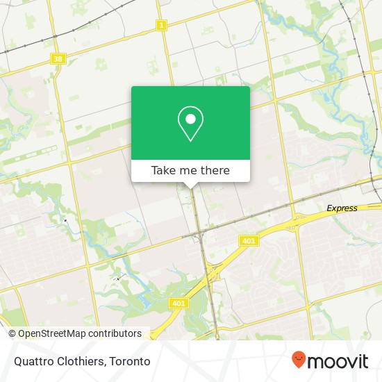 Quattro Clothiers, 5150 Yonge St Toronto, ON M2N 6L8 plan