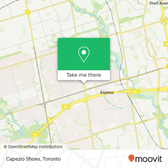 Capezio Shoes, 2901 Bayview Ave Toronto, ON M2K map