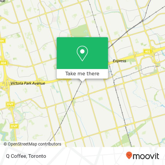 Q Coffee, 40 Ridgetop Rd Toronto, ON M1R 4G3 plan