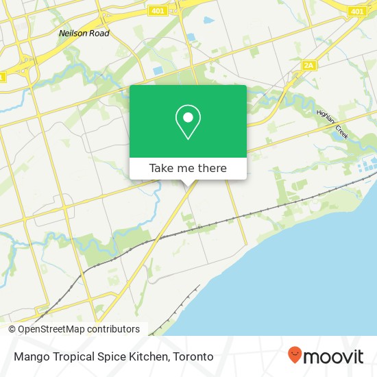 Mango Tropical Spice Kitchen, 4286 Kingston Rd Toronto, ON M1E 2M8 plan