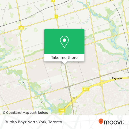 Burrito Boyz North York, 5314 Yonge St Toronto, ON M2N 5P9 plan