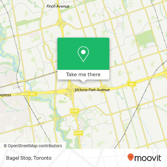 Bagel Stop, 243 Consumers Rd Toronto, ON M2J plan