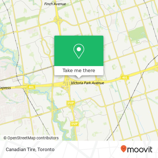 Canadian Tire, 245 Consumers Rd Toronto, ON M2J 1R3 plan