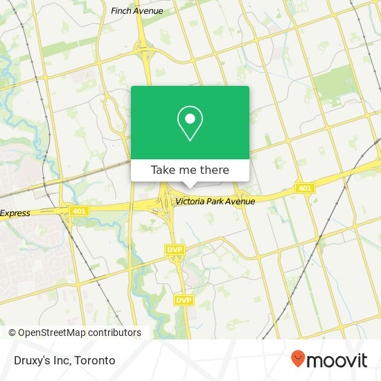 Druxy's Inc, 225 Consumers Rd Toronto, ON plan