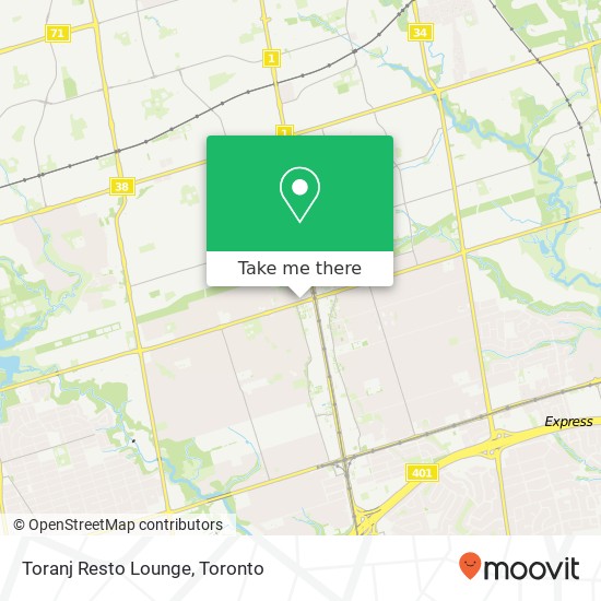 Toranj Resto Lounge map