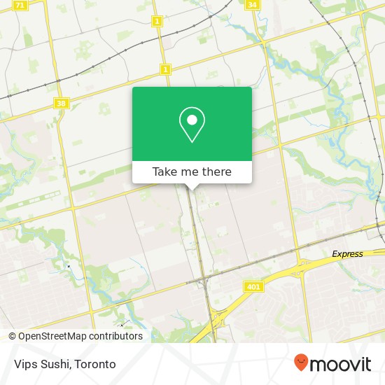 Vips Sushi, 9 Byng Ave Toronto, ON M2N 0E6 map