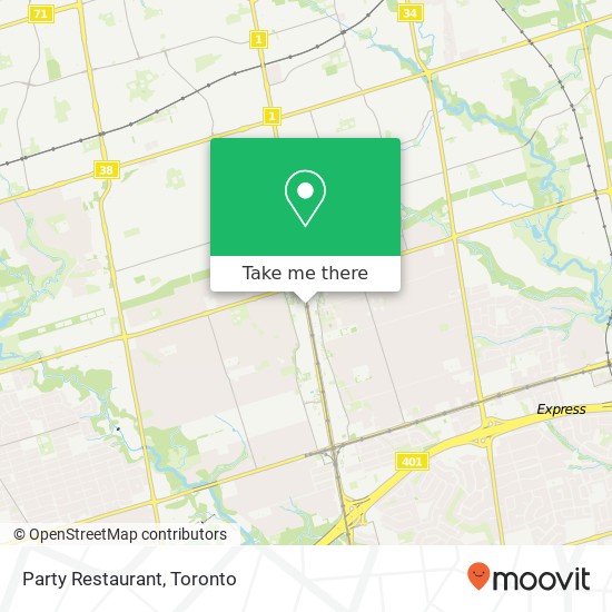 Party Restaurant, 5460 Yonge St Toronto, ON M2N map